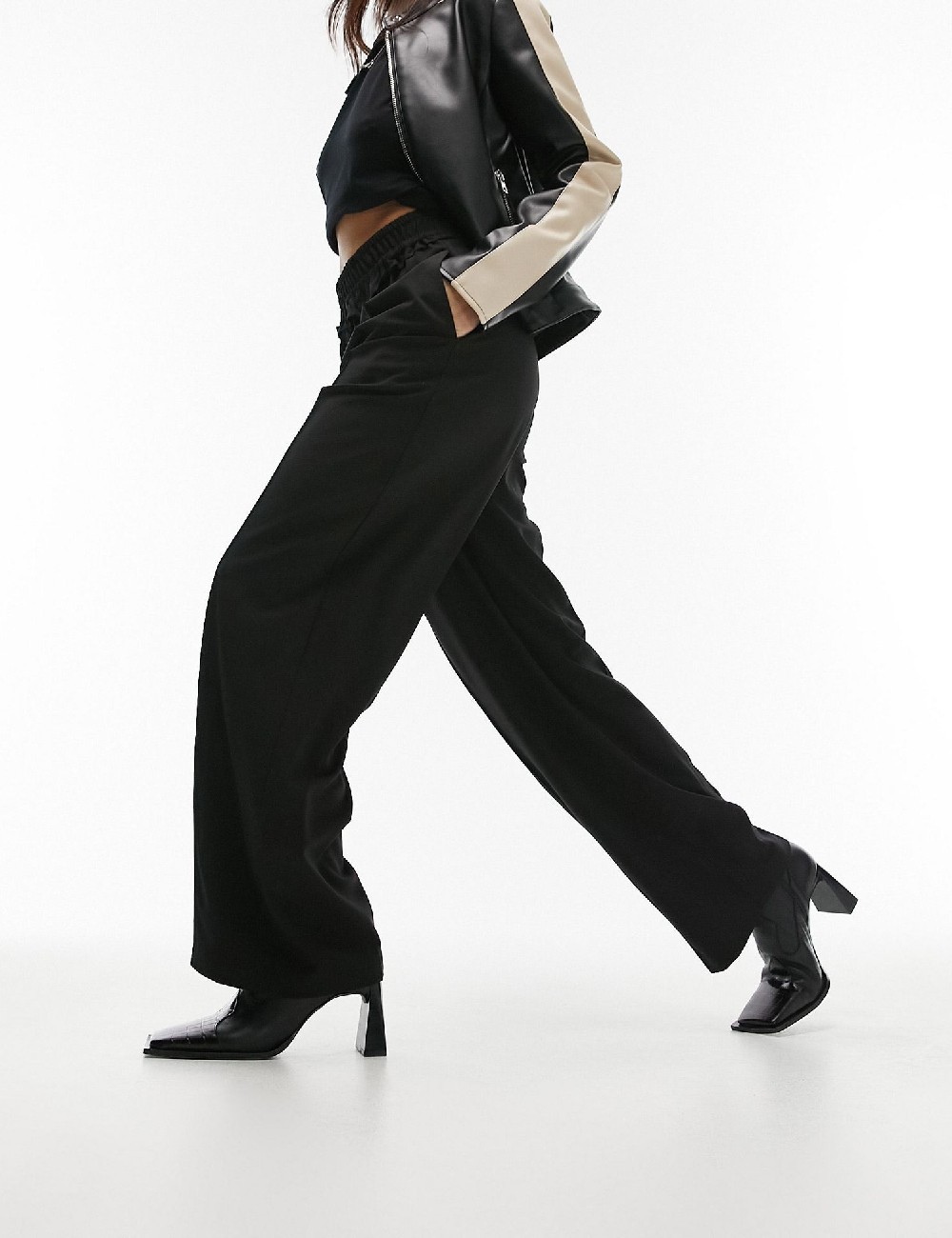 Pantaloni Top Shop, negru - 1 | YEO