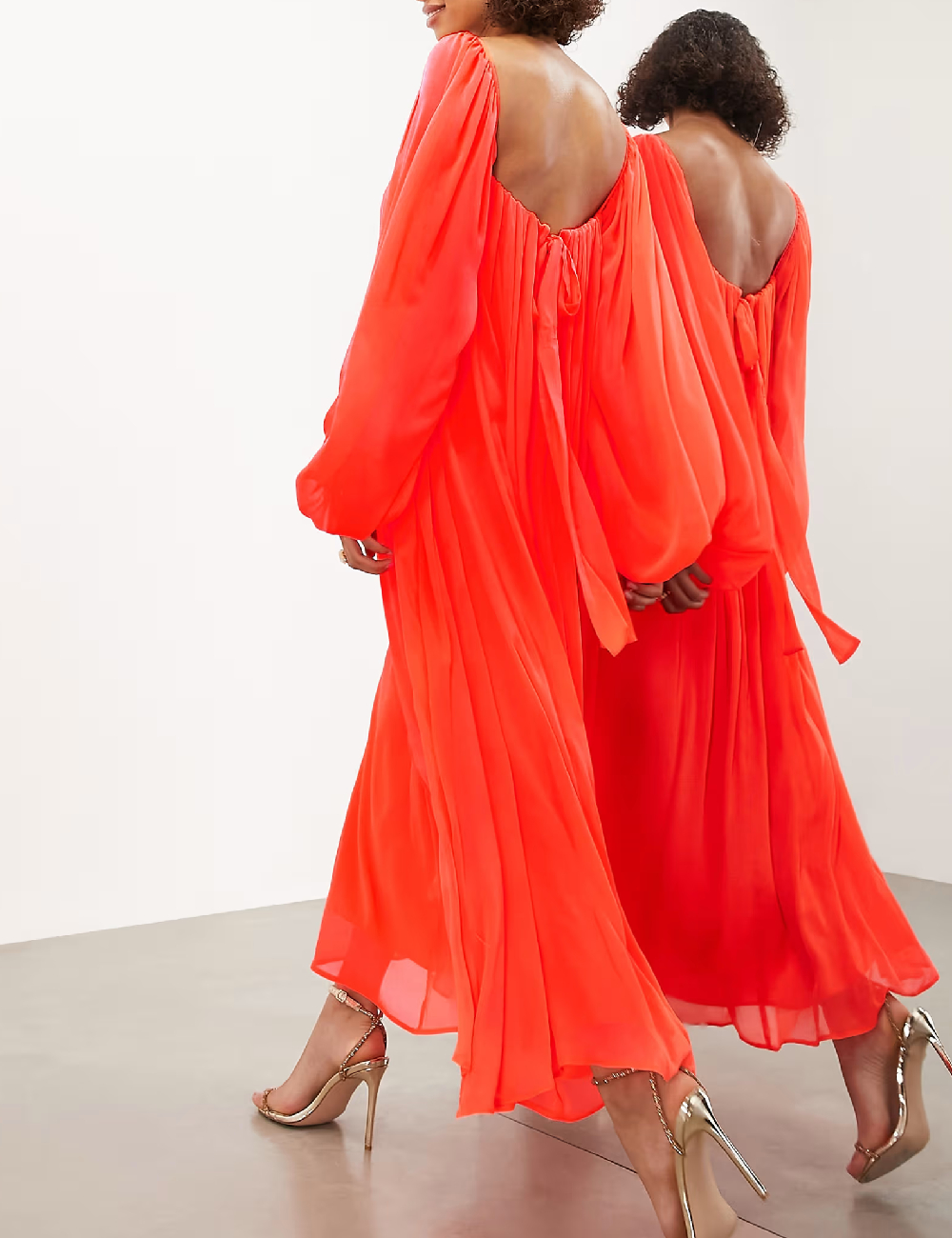 Rochie lunga ASOS, portocaliu - 1 | YEO