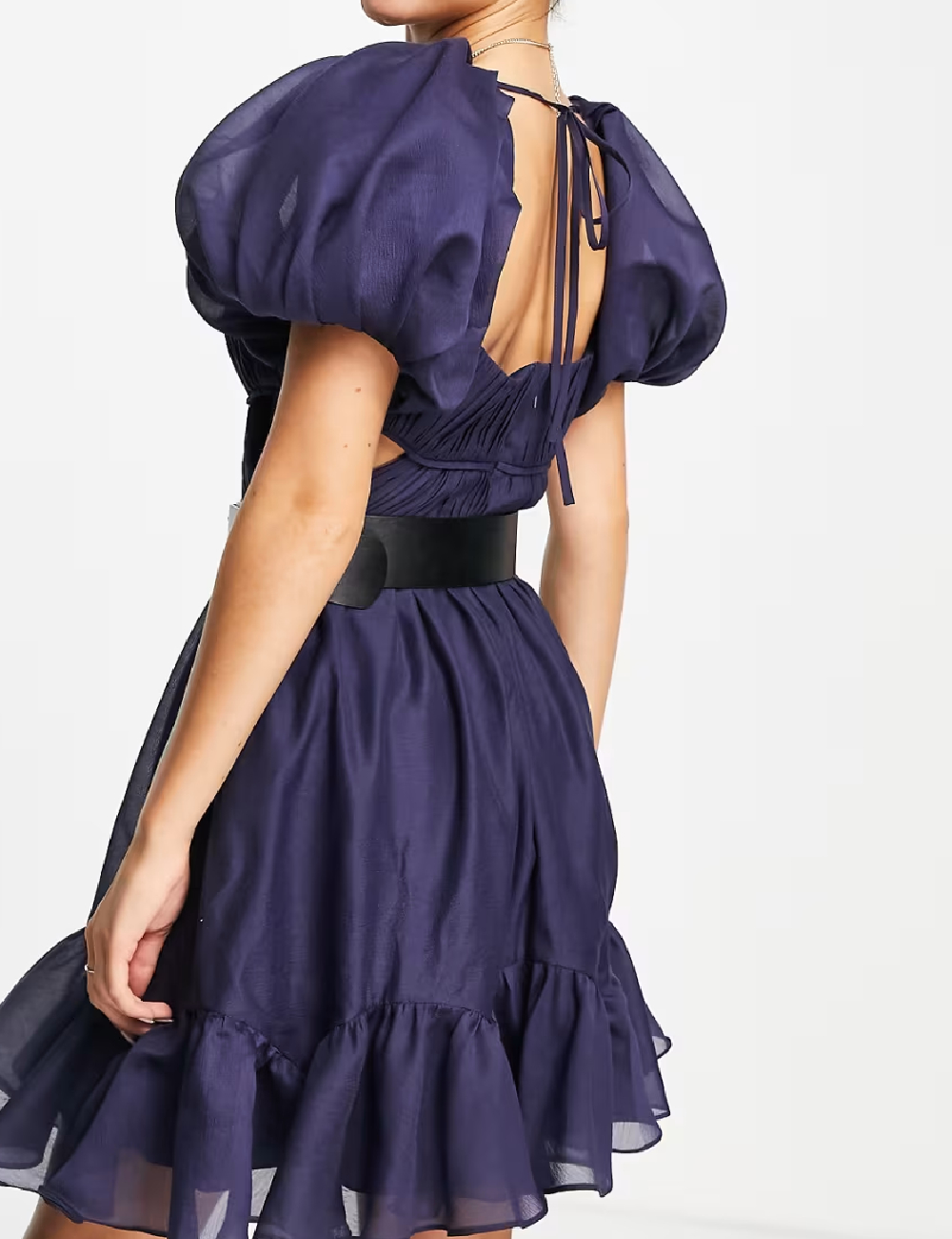 Rochie scurta ASOS, bleumarin - 1 | YEO