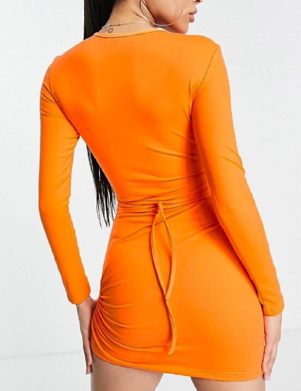 Rochie scurta SIMMI, portocaliu - 1 | YEO