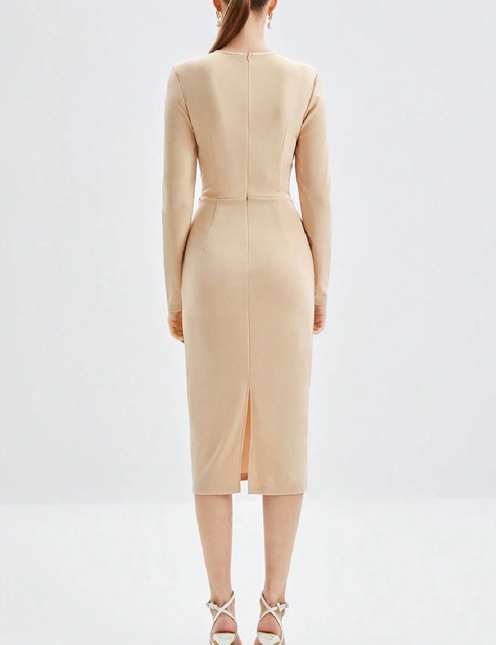 Rochie scurta SHEIN, crem - 1 | YEO