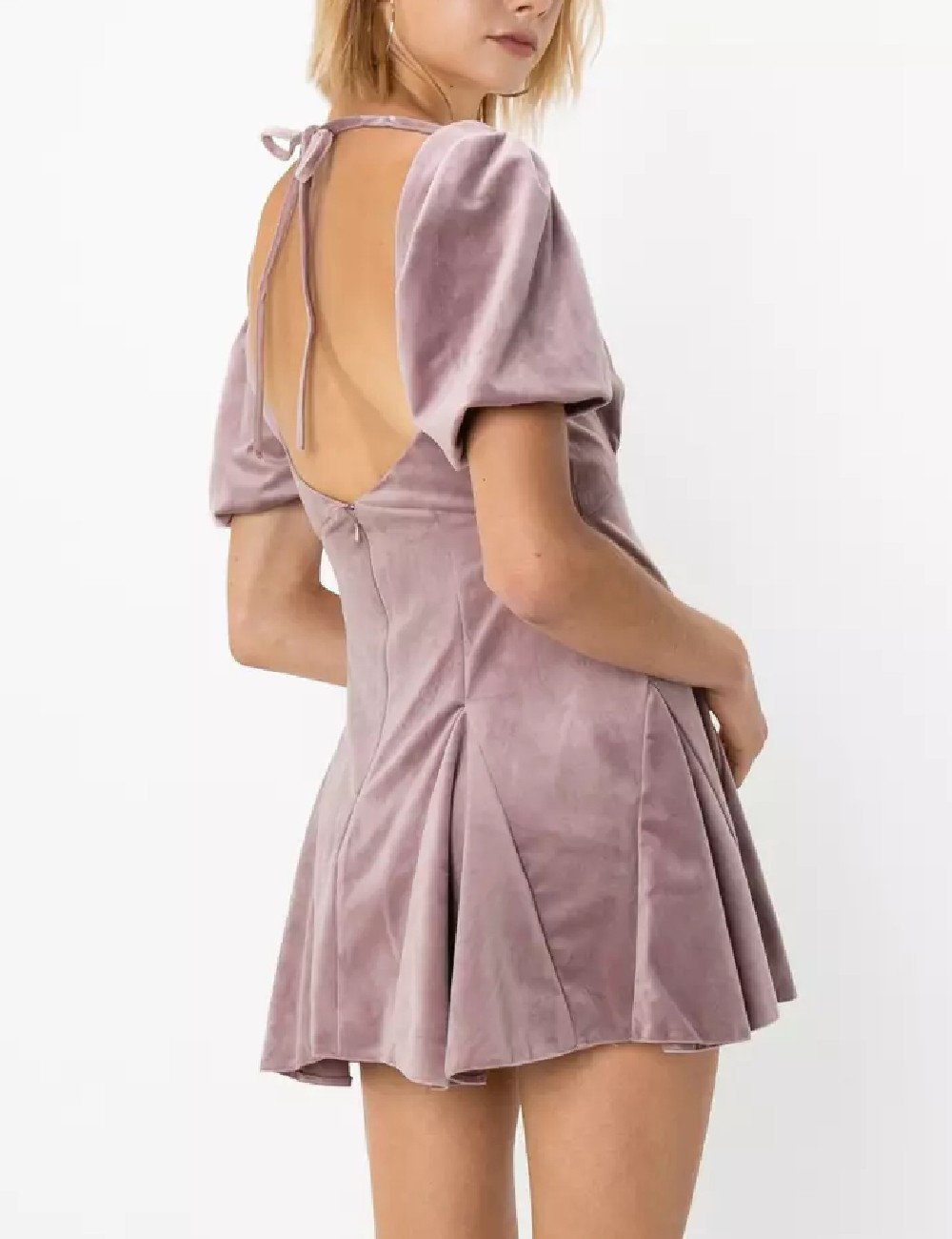 Rochie scurta ASOS, mov - 1 | YEO