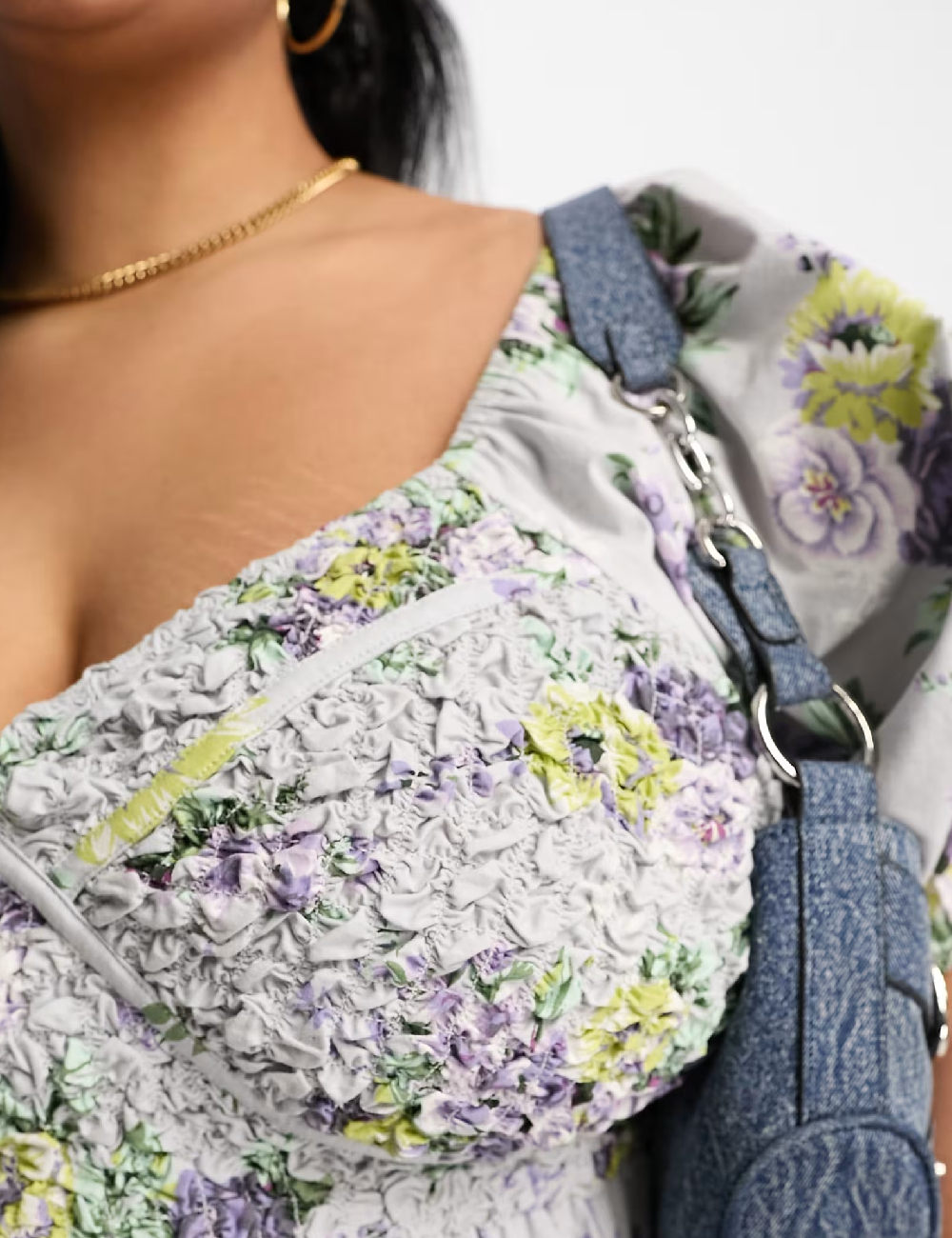 Rochie lunga ASOS Curve, floral print - 1 | YEO