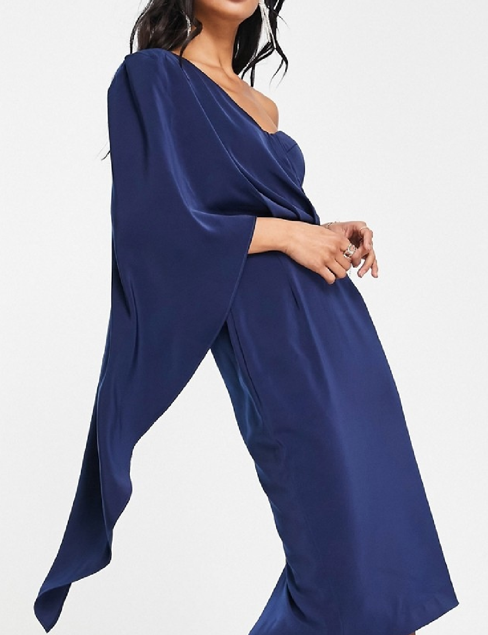 Rochie medie Lavish Alice, bleumarin - 1 | YEO