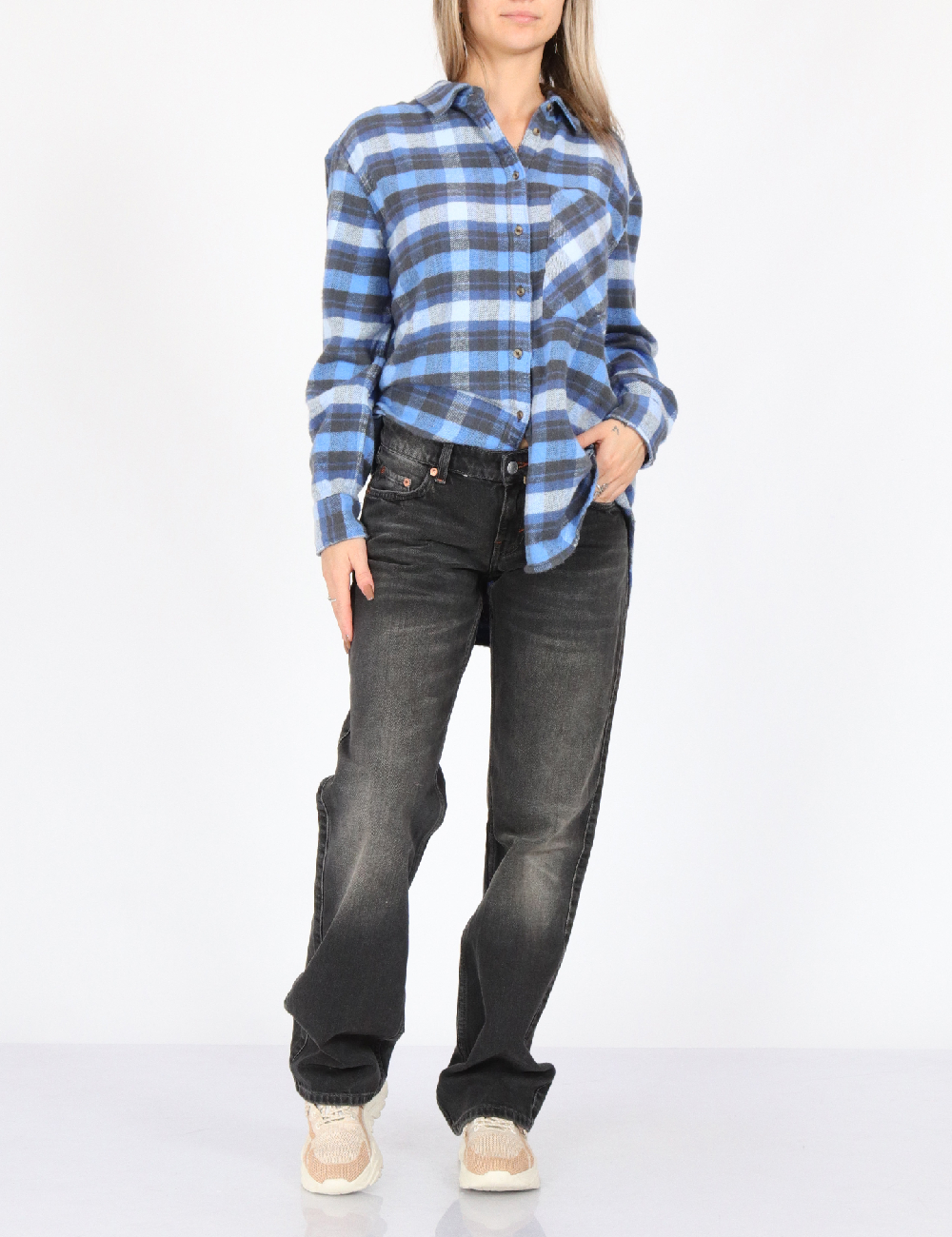 Blugi Weekday, gri