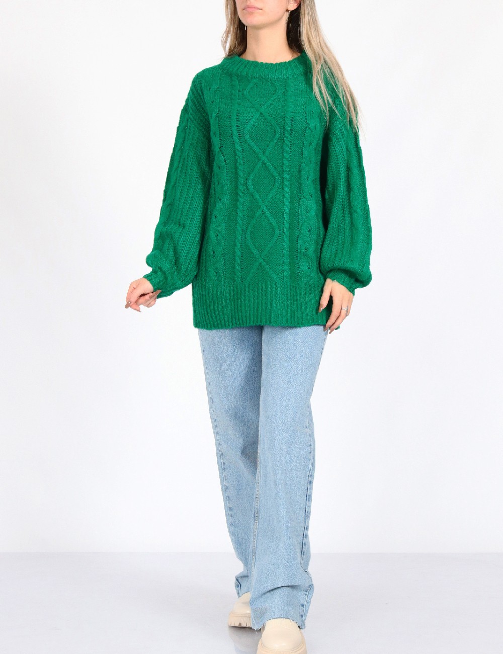 Pulover Brave Soul, verde - 1 | YEO
