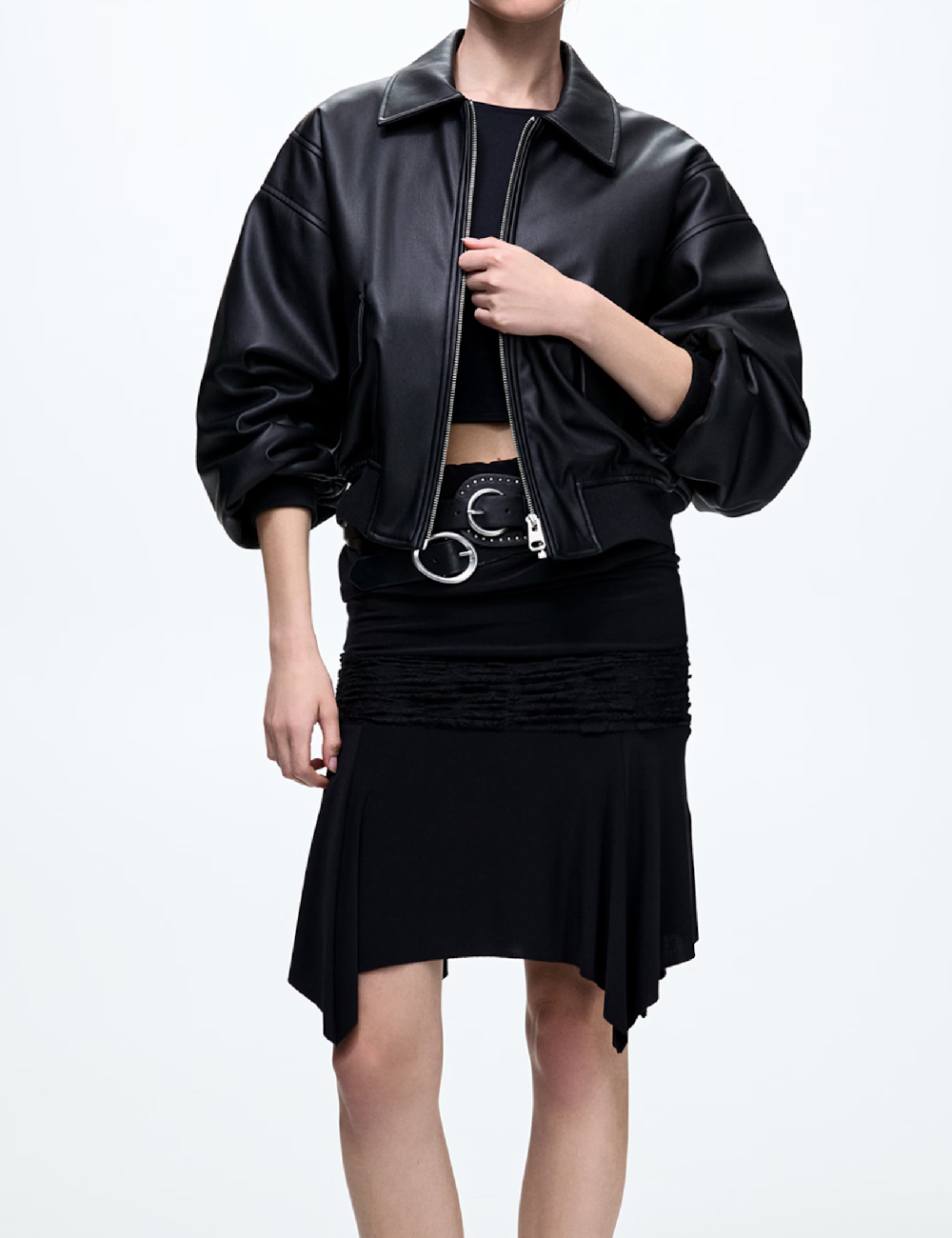 Geaca Pull&Bear, negru