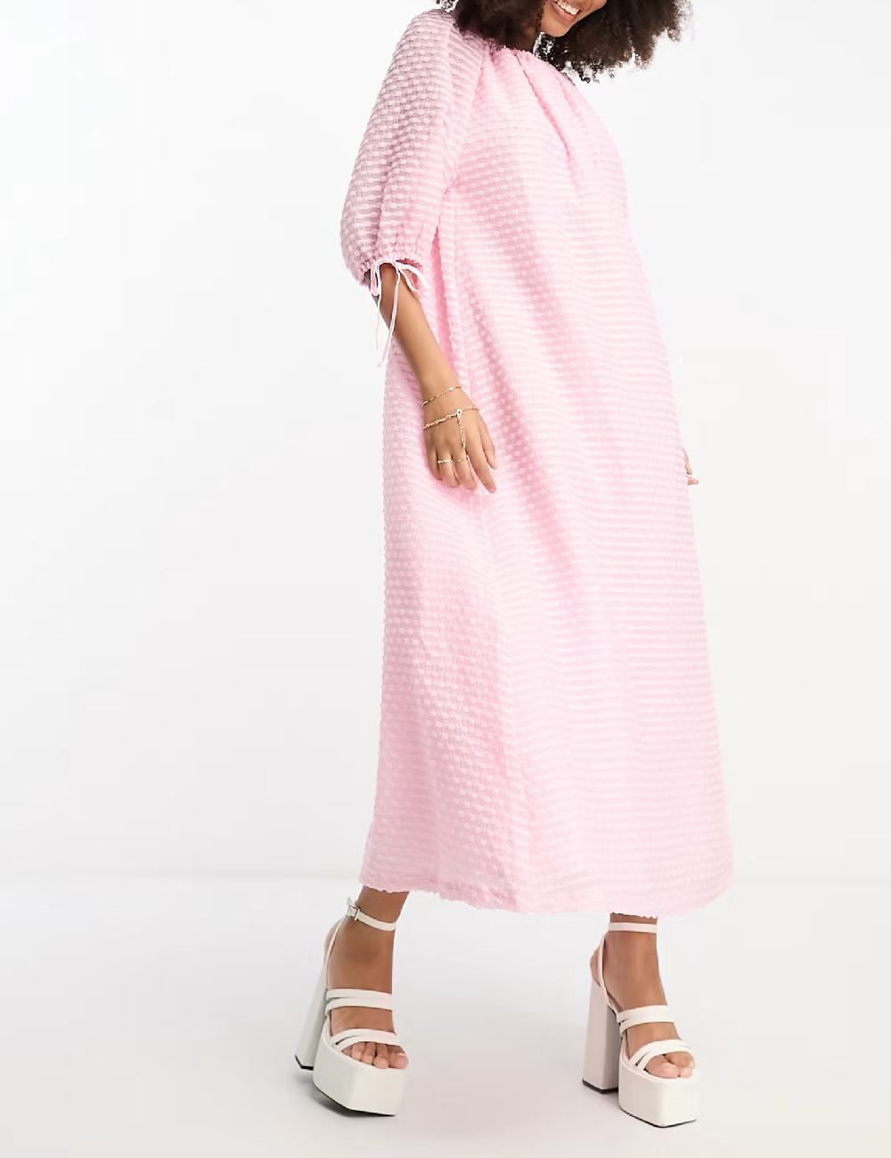 Rochie lunga ASOS, roz - 1 | YEO