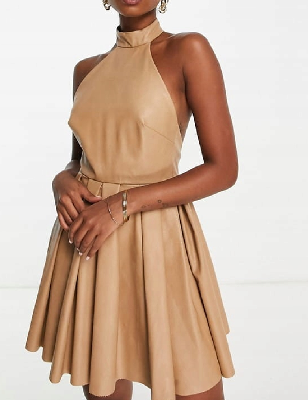 Rochie scurta ASOS, maro - 1 | YEO