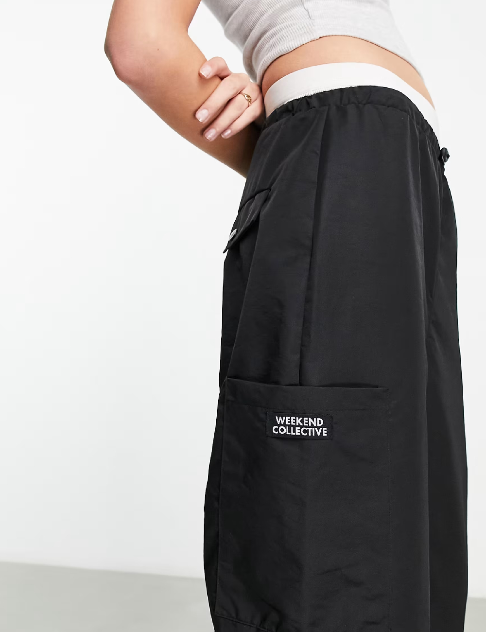 Pantaloni ASOS, negru - 1 | YEO