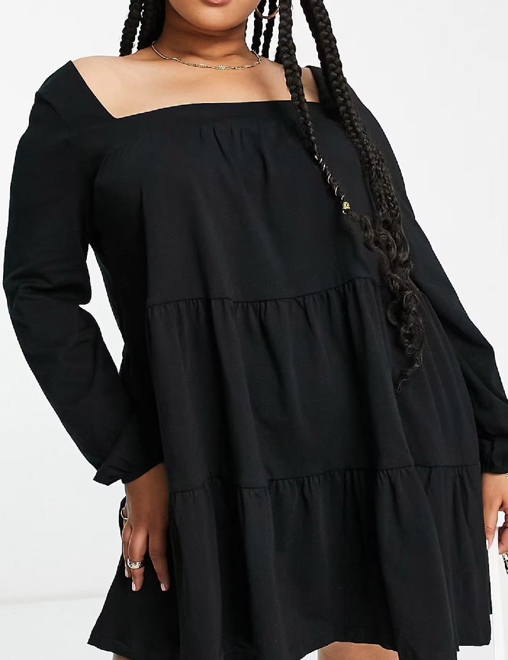 Rochie scurta ASOS Curve, negru - 1 | YEO