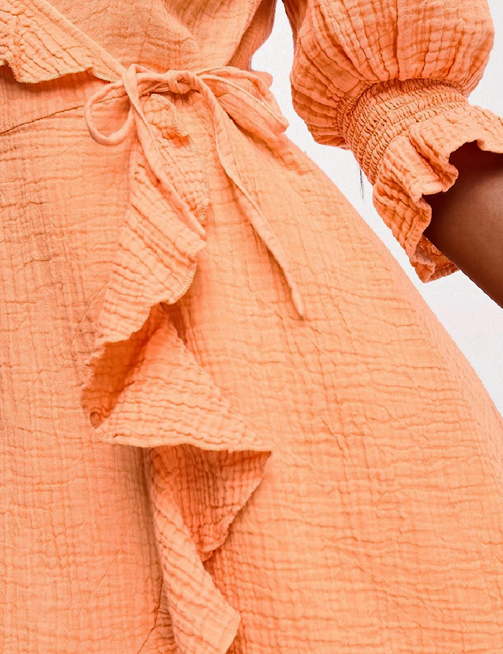 Rochie scurta Wednesday sgirl, portocaliu - 1 | YEO