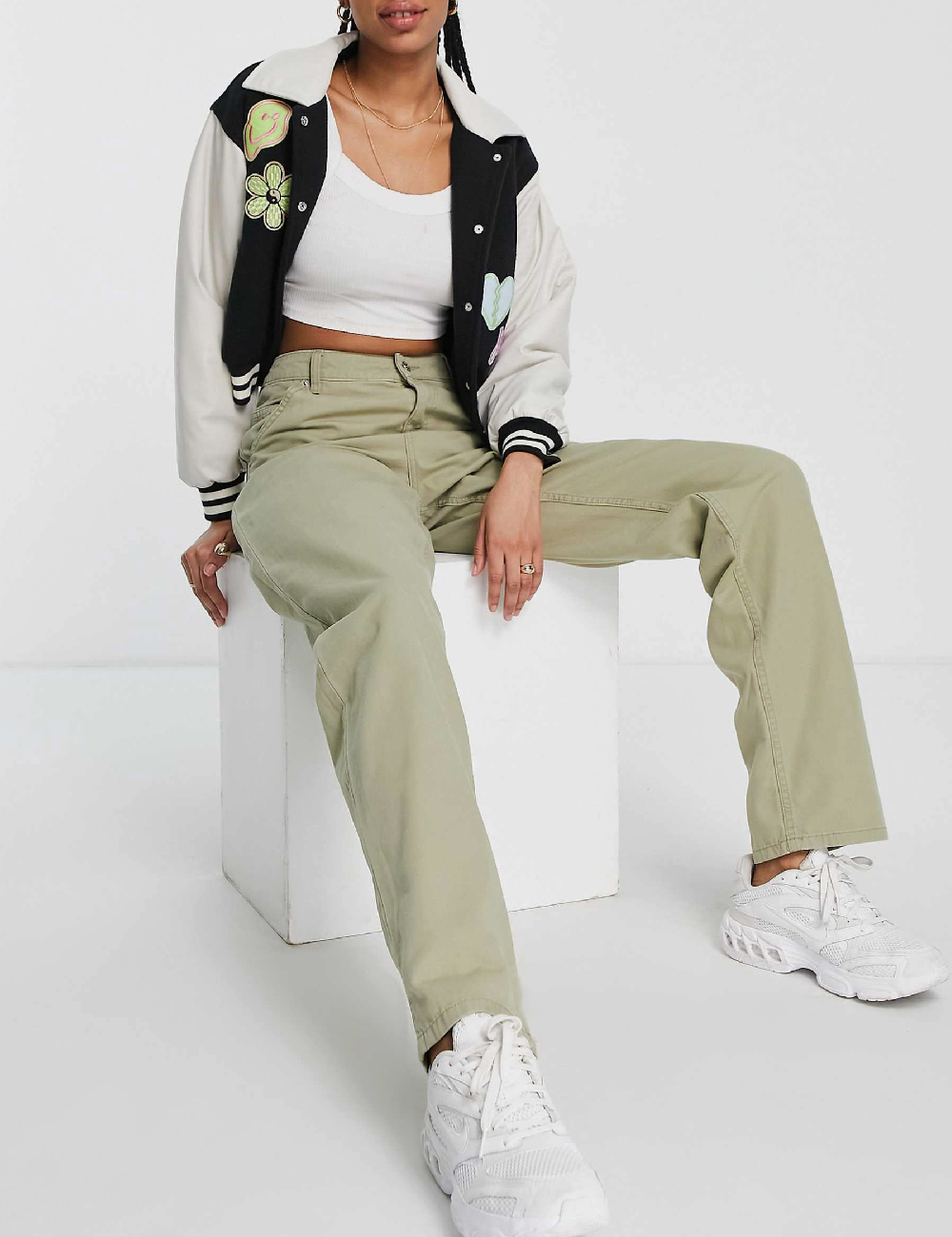 Blugi ASOS, verde - 1 | YEO