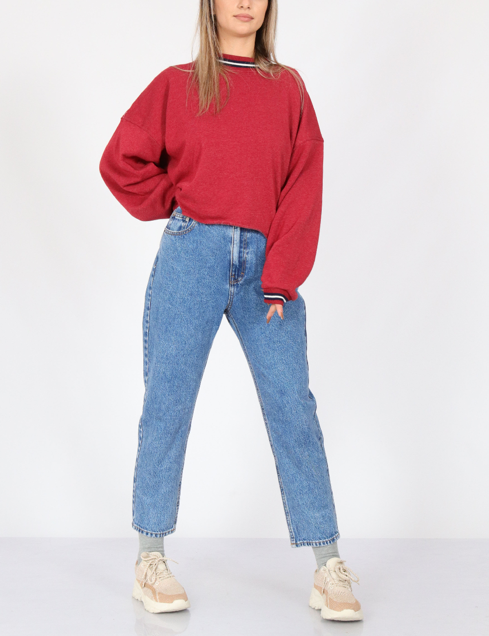 Bluza American Eagle, rosu