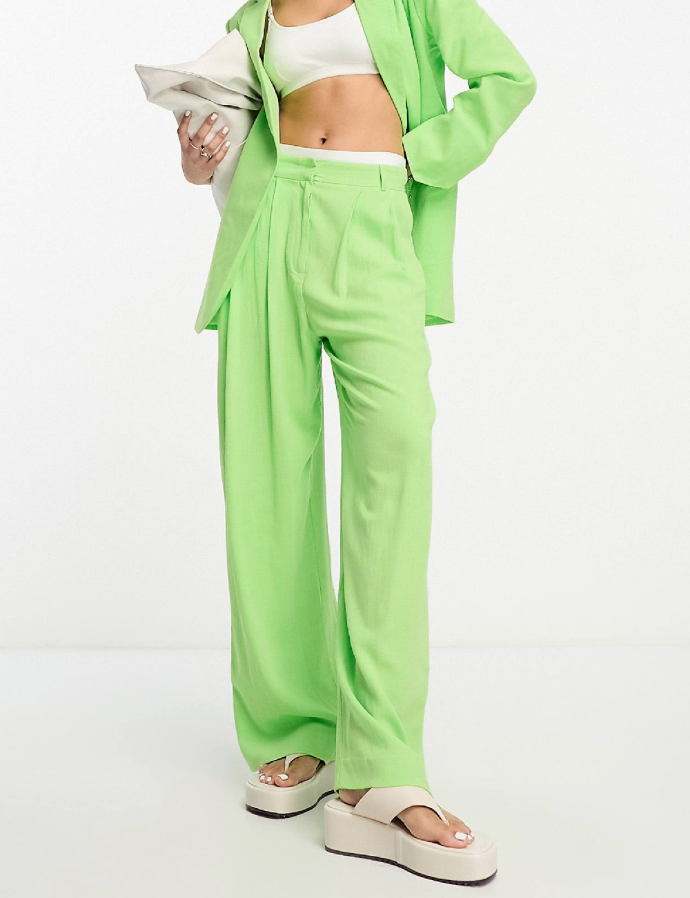 Pantaloni Weekday, verde