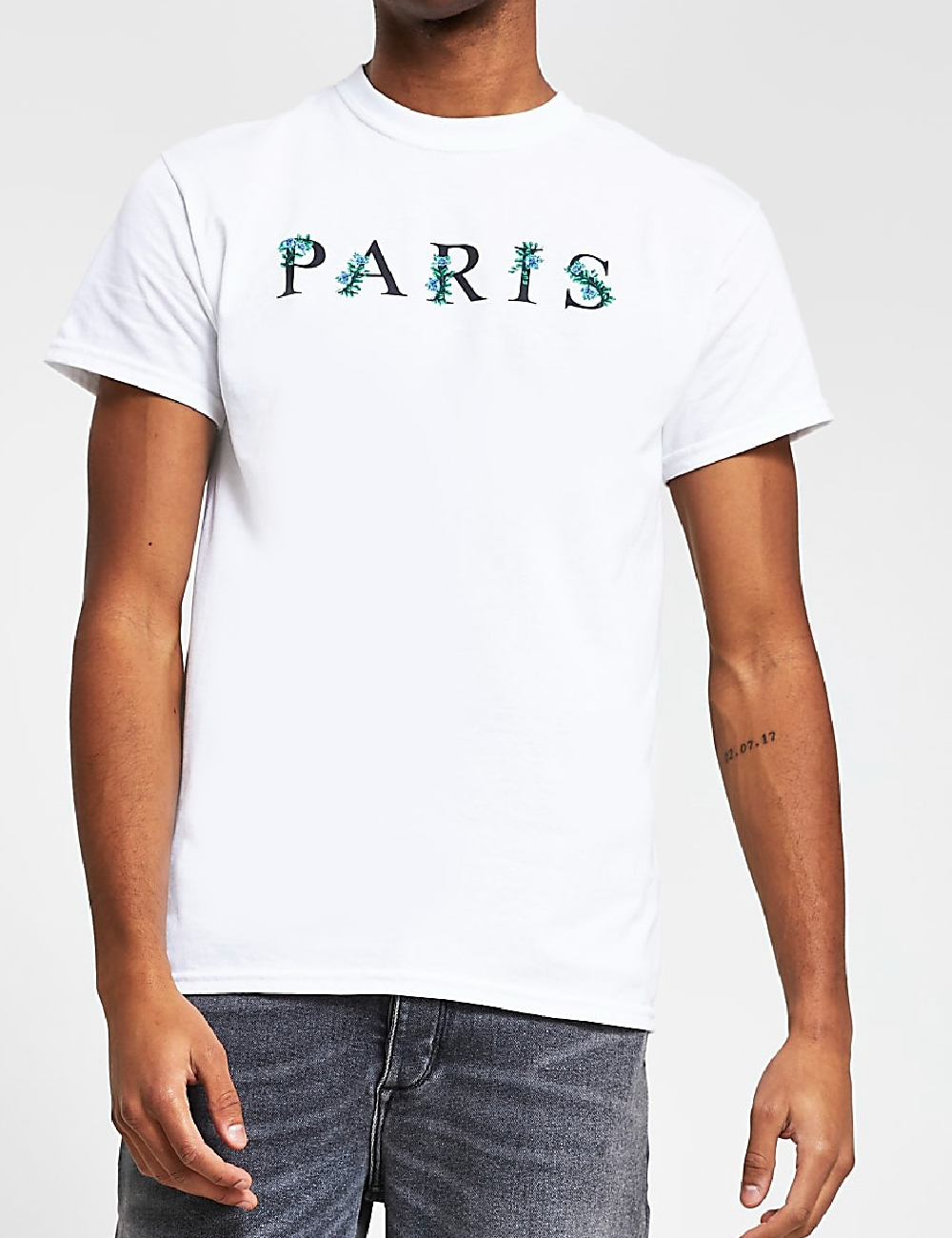 Tricou River Island, alb