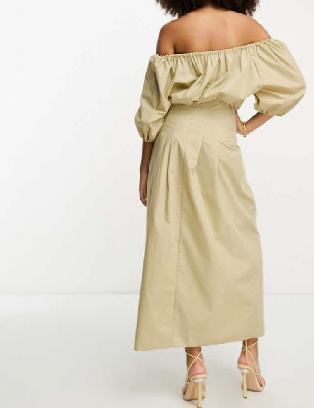 Rochie lunga ASOS, bej - 1 | YEO