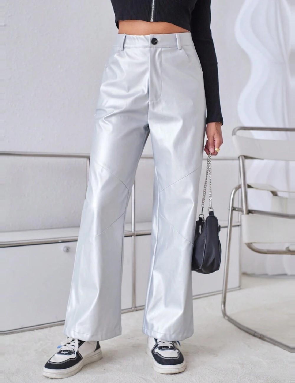 Pantaloni SHEIN, gri - 1 | YEO