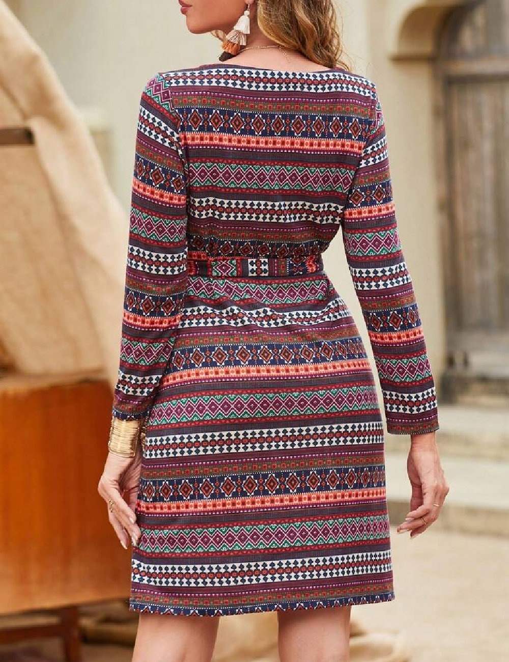 Rochie scurta Anany, mix culori - 1 | YEO