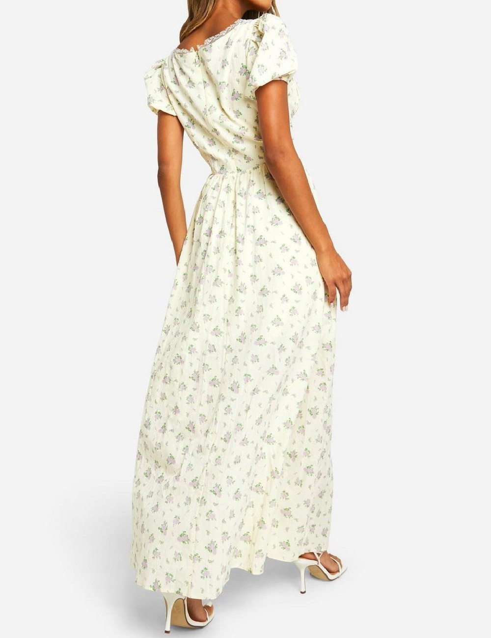 Rochie lunga Boohoo, galben - 1 | YEO