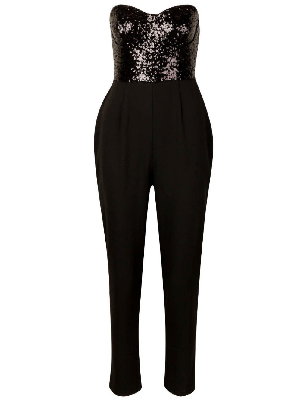 Salopeta Boohoo, negru - 1 | YEO