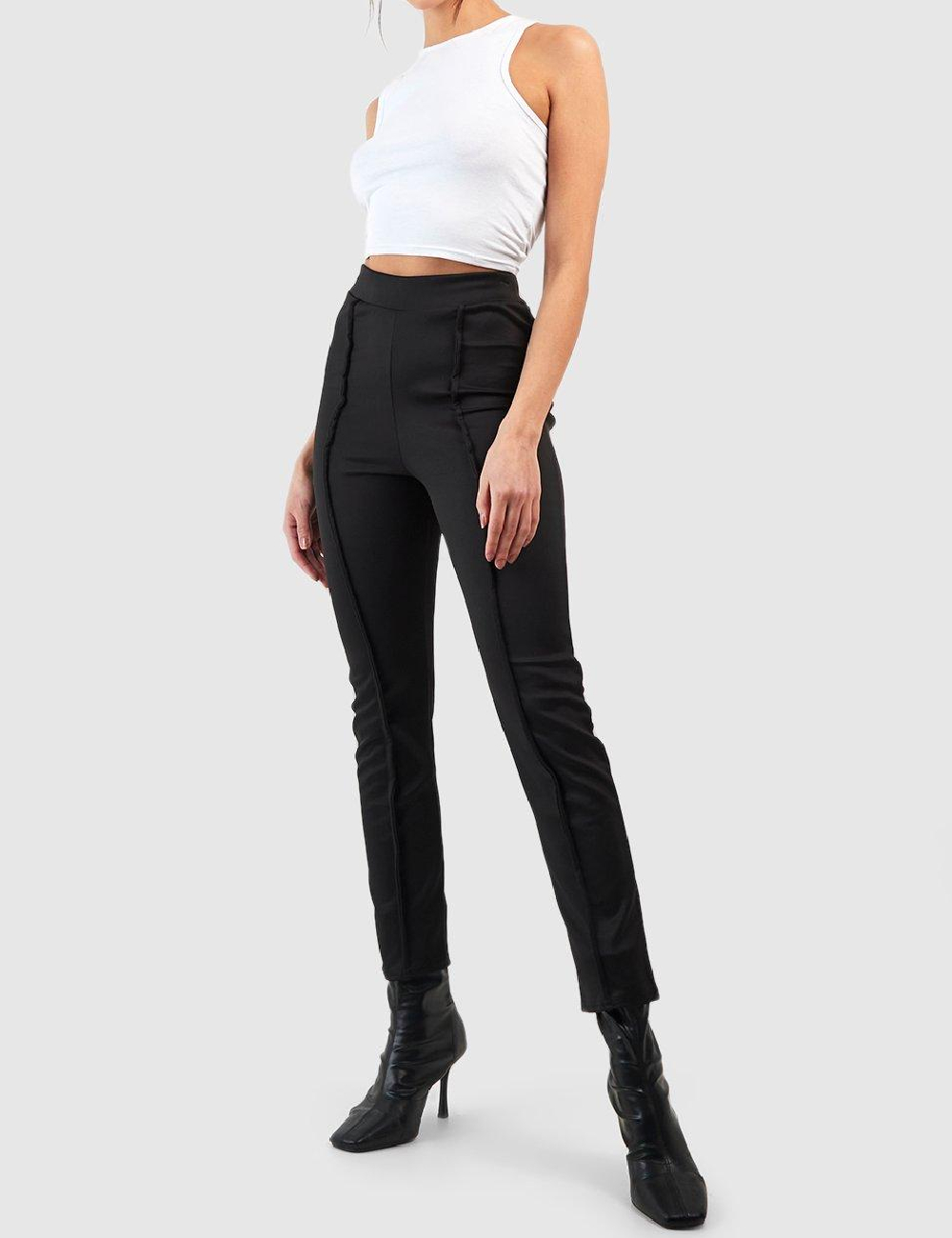 Pantaloni Boohoo, negru
