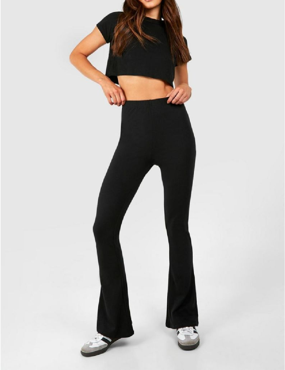 Pantaloni Boohoo, negru - 1 | YEO