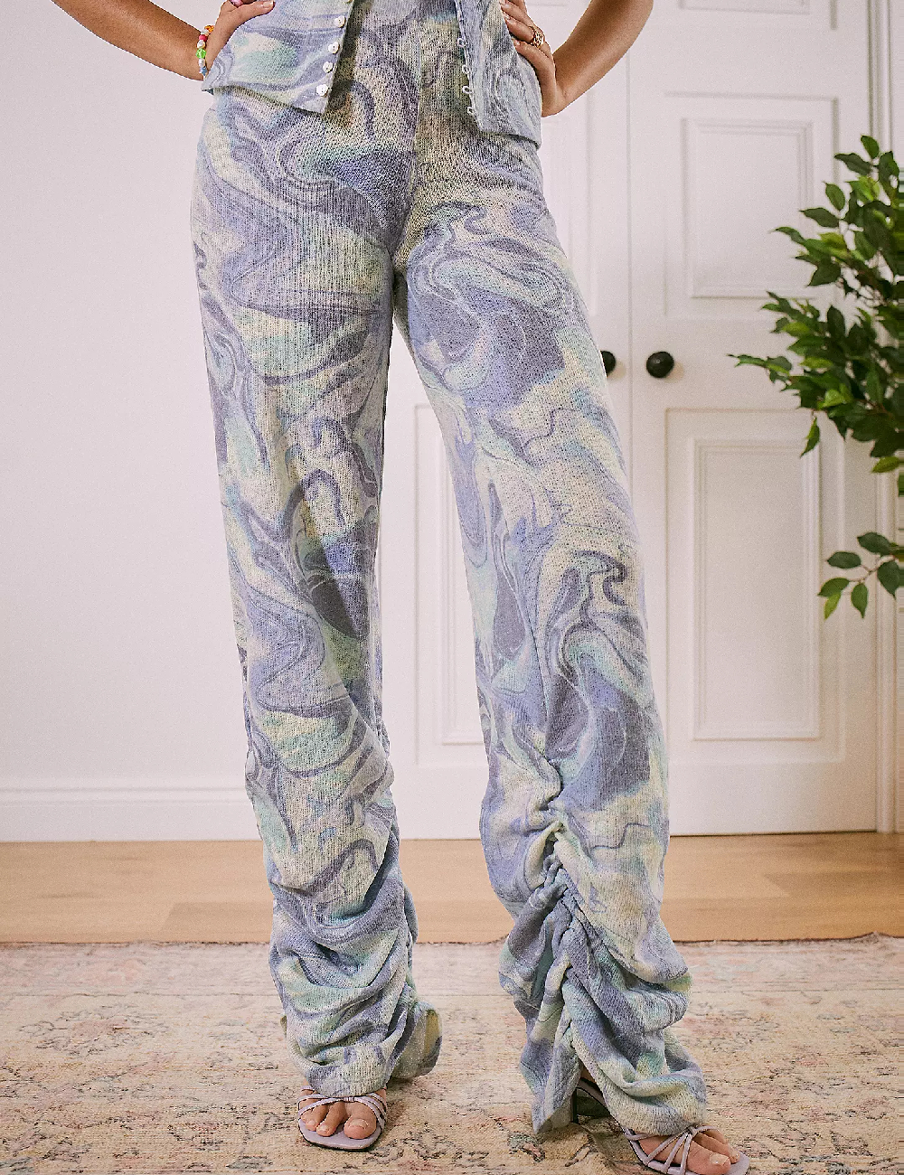 Pantaloni Jaded London, albastru - 1 | YEO