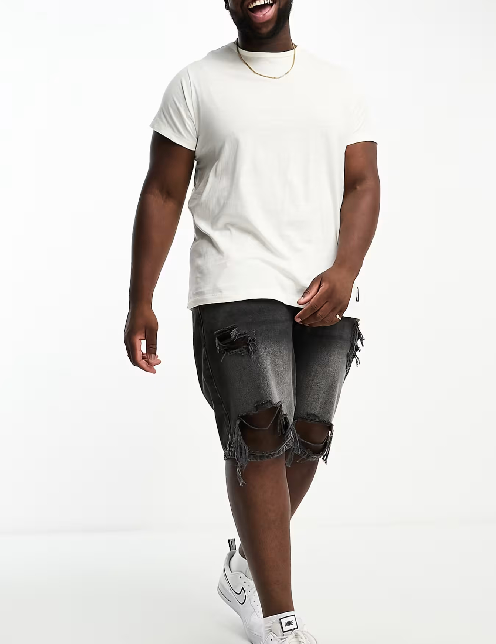 Tricou Plus Size French Connection, alb