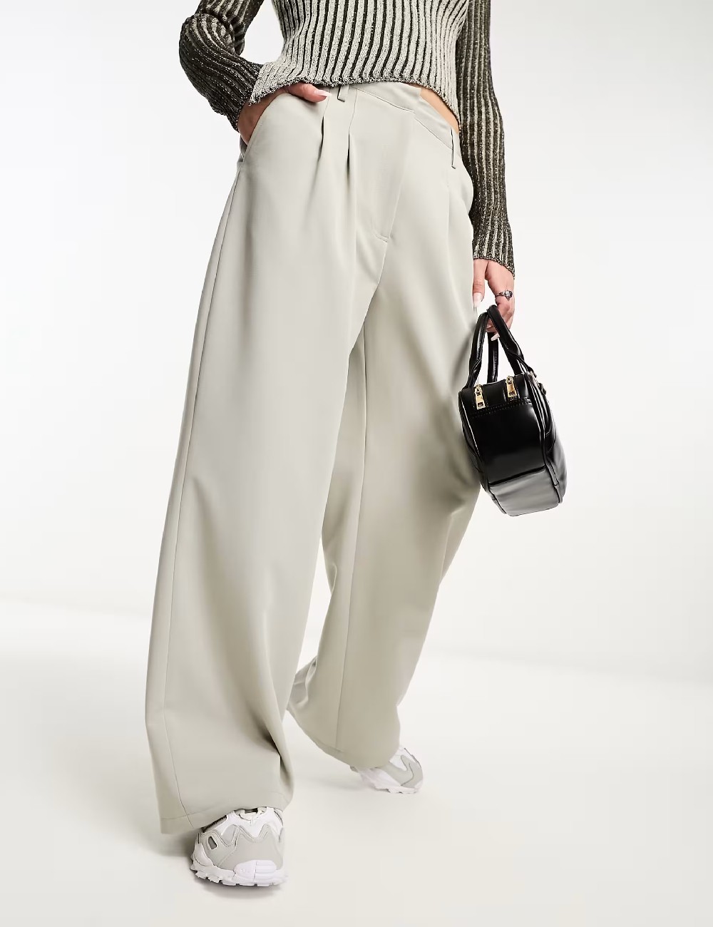 Pantaloni COLLUSION, gri - 1 | YEO