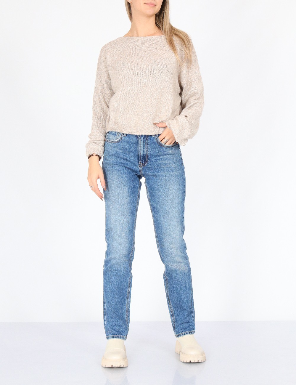 Bluza SHEIN, crem - 1 | YEO