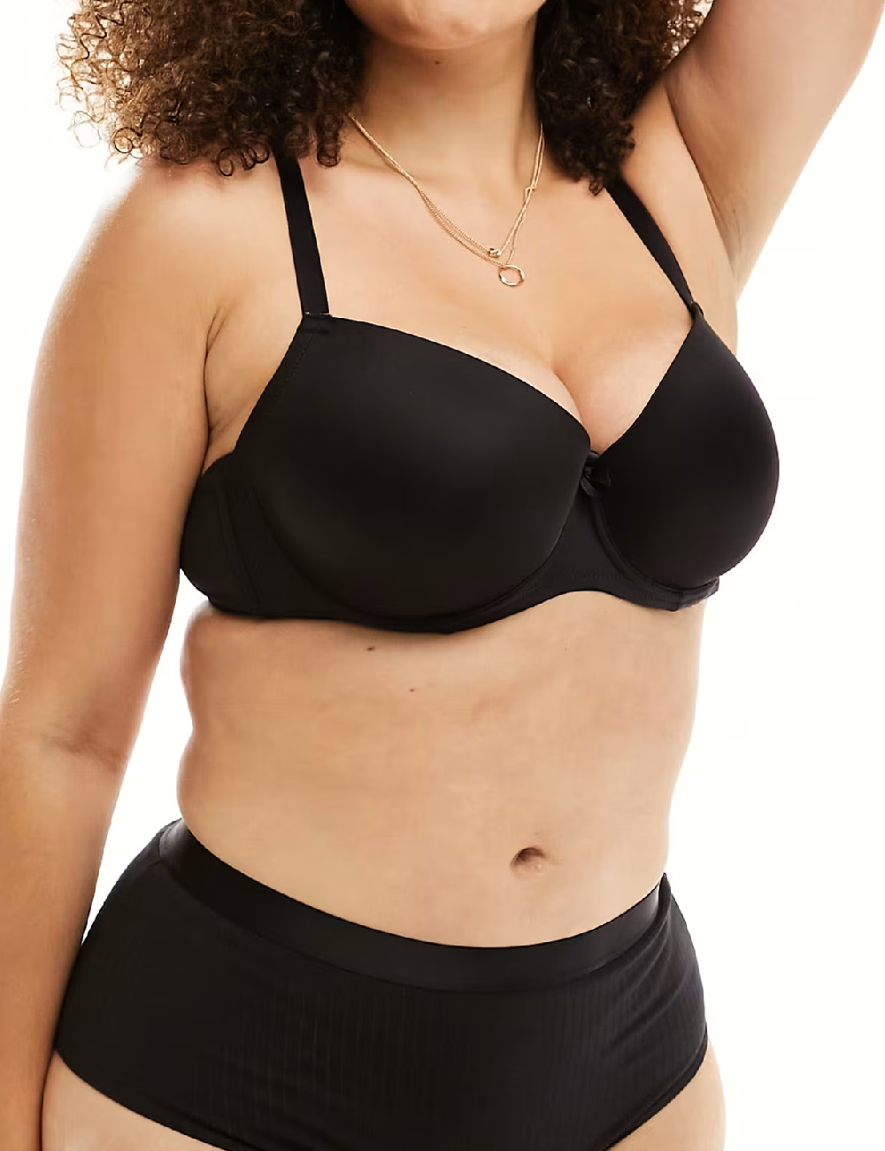Sutien Ivory Rose Curve, negru