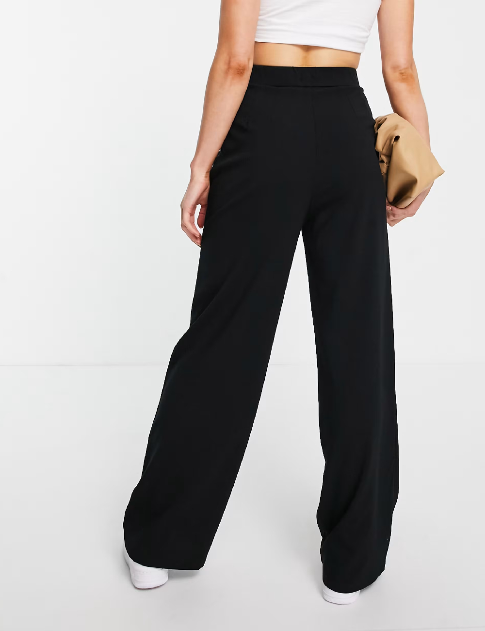 Pantaloni Stradivarius, negru - 1 | YEO