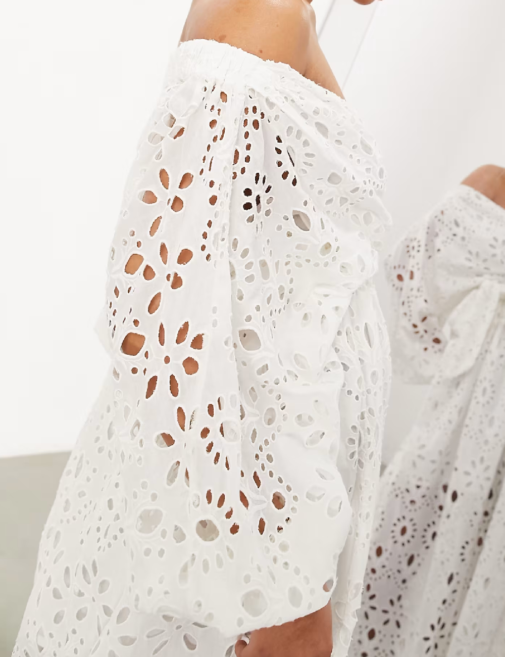 Rochie medie ASOS, alb - 1 | YEO