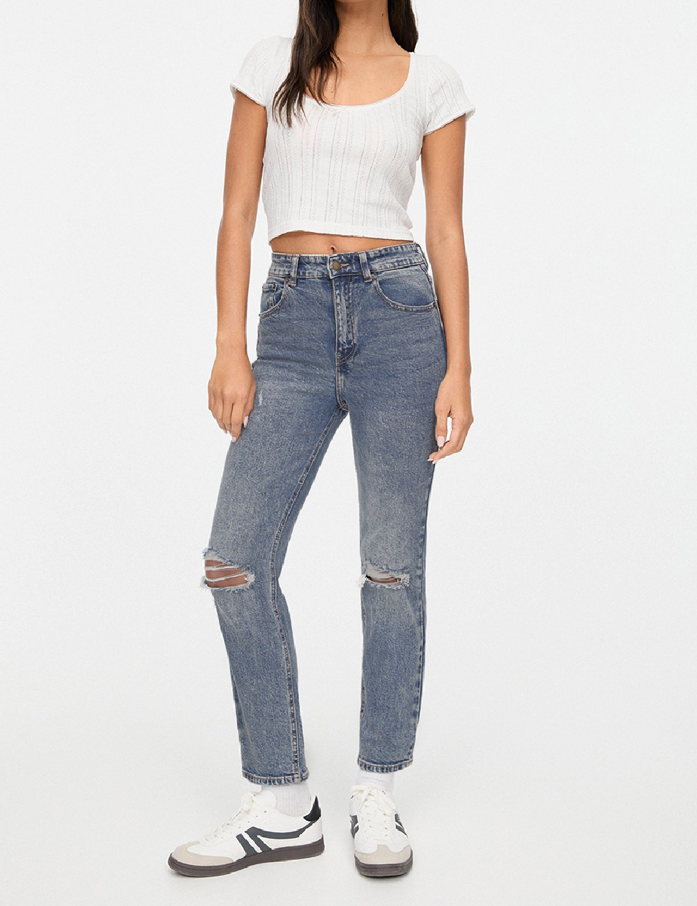 Blugi Pull&Bear, albastru
