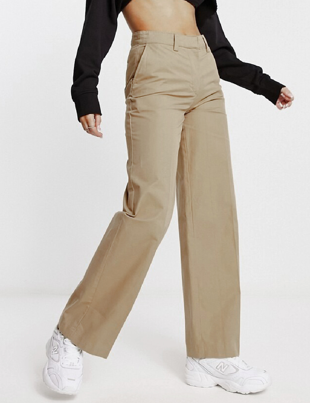 Pantaloni Weekday, bej - 1 | YEO