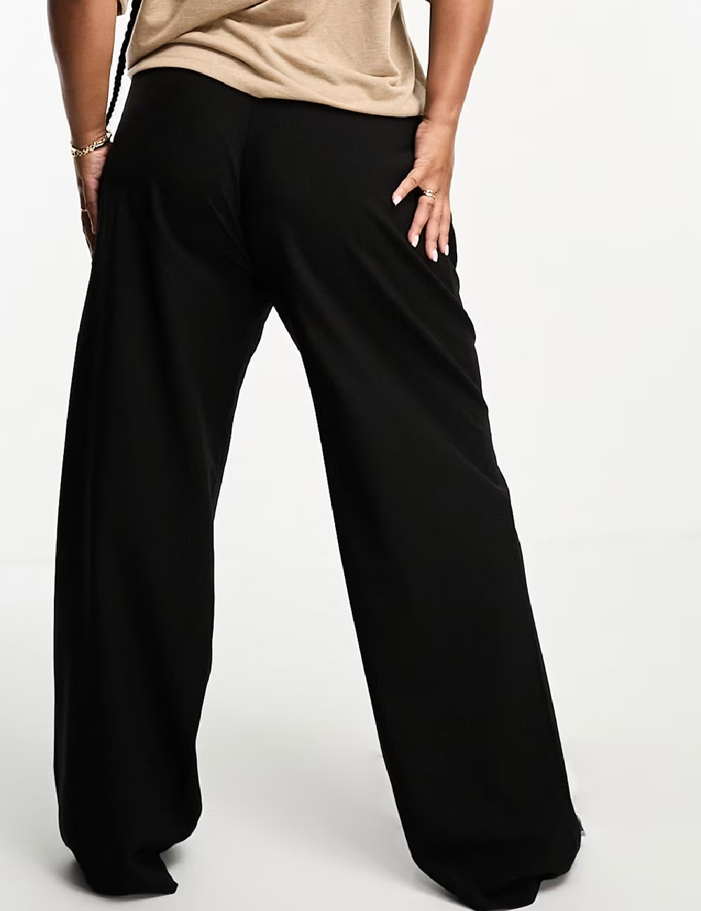 Pantaloni ASOS Curve, negru - 1 | YEO