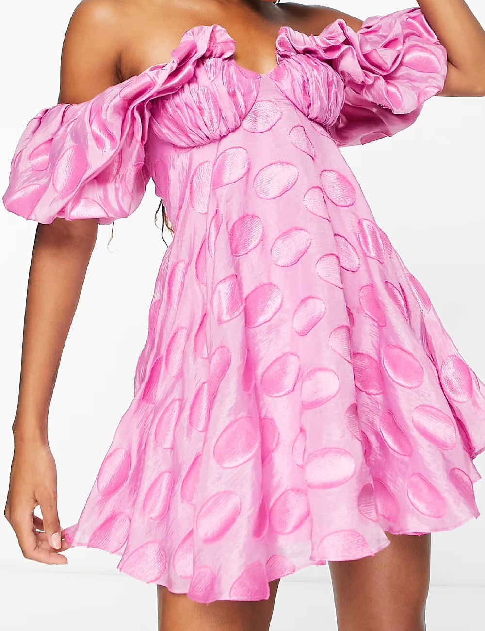 Rochie scurta ASOS, roz