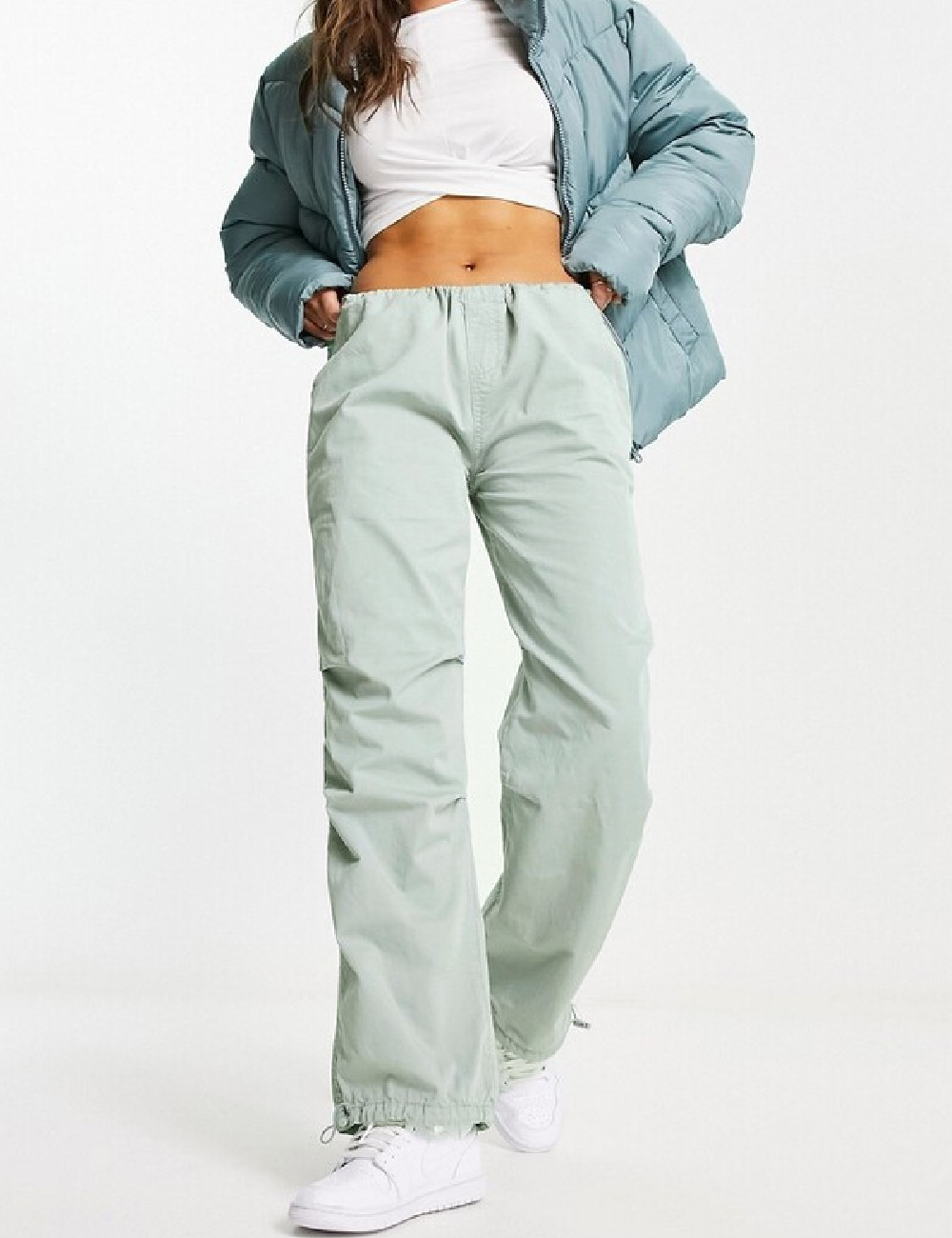 Pantaloni Stradivarius, verde