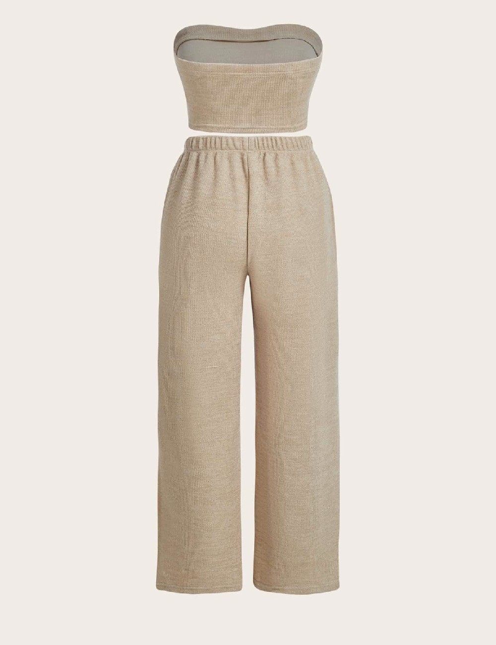 Compleu SHEIN CURVE, crem - 1 | YEO