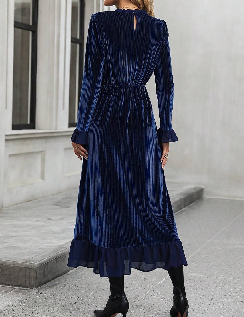 Rochie medie SHEIN, albastru - 1 | YEO