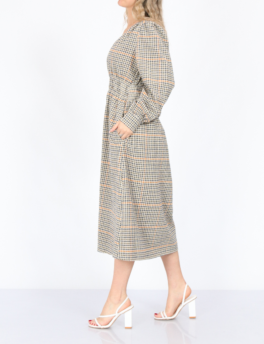 Rochie medie Object, mix culori - 1 | YEO