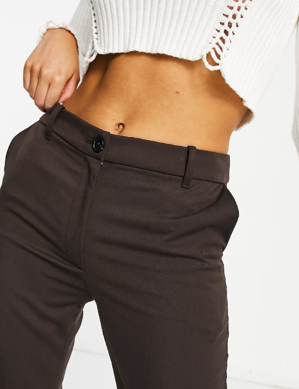 Pantaloni Monki, maro - 1 | YEO