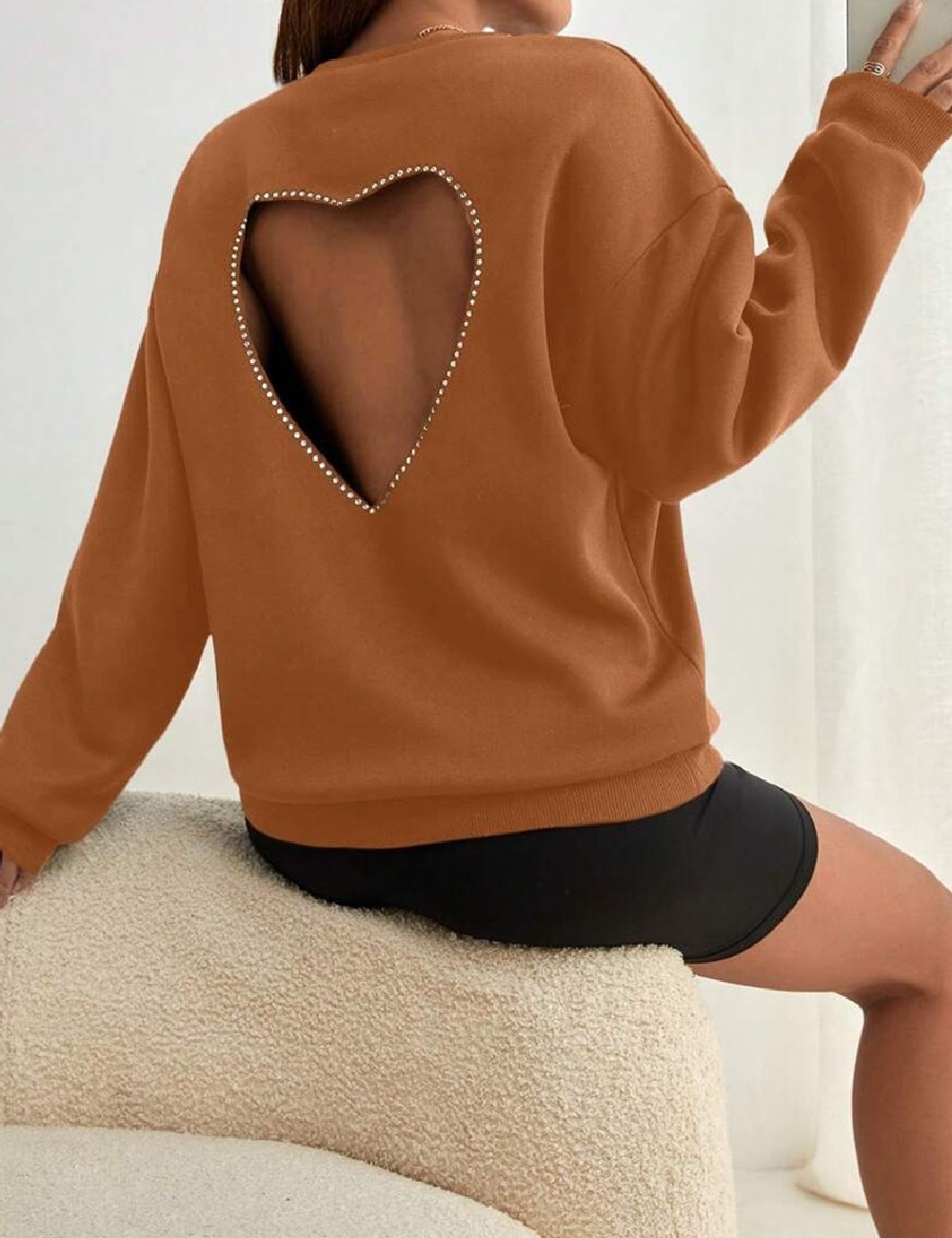 Bluza SHEIN, maro - 1 | YEO