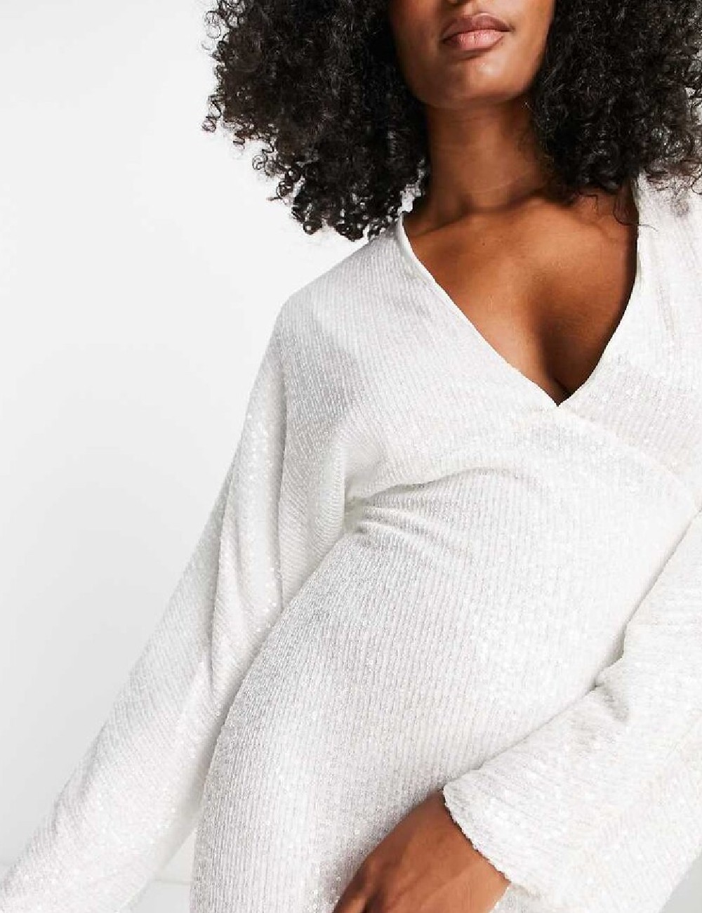 Rochie lunga Pretty Lavish, alb - 1 | YEO