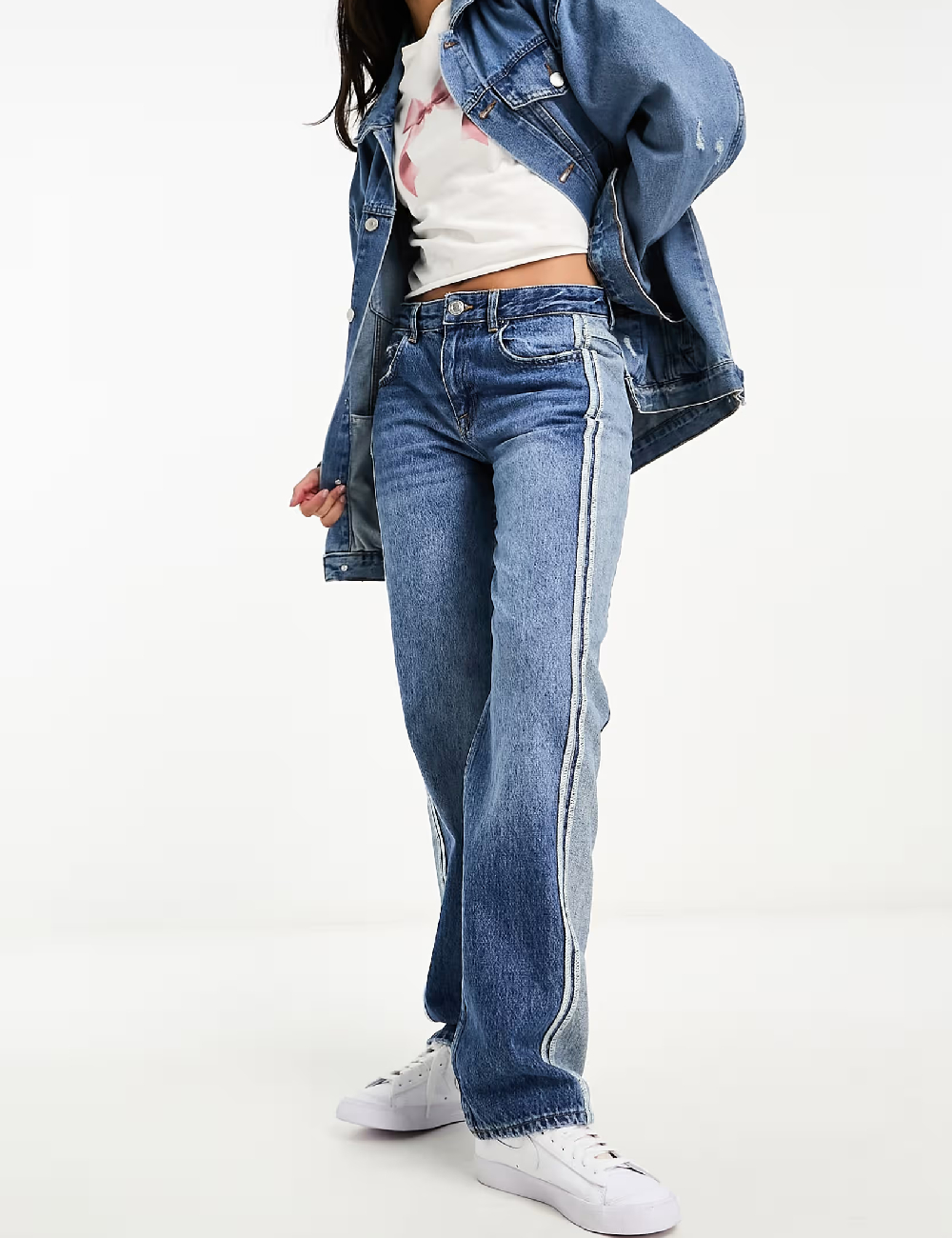 Blugi Pull&Bear, albastru