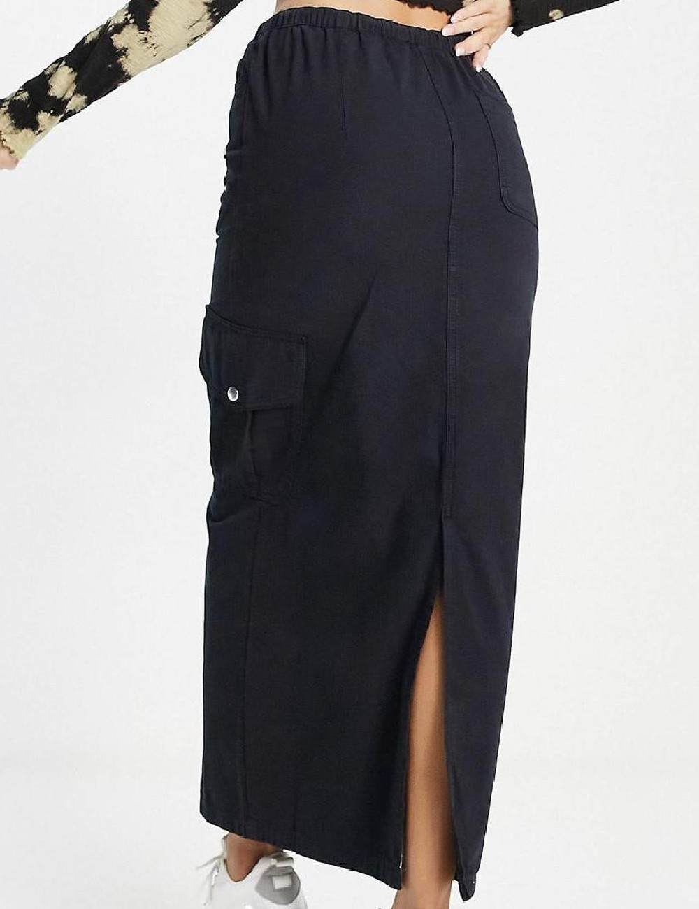 Fusta Reclaimed Vintage, negru - 1 | YEO