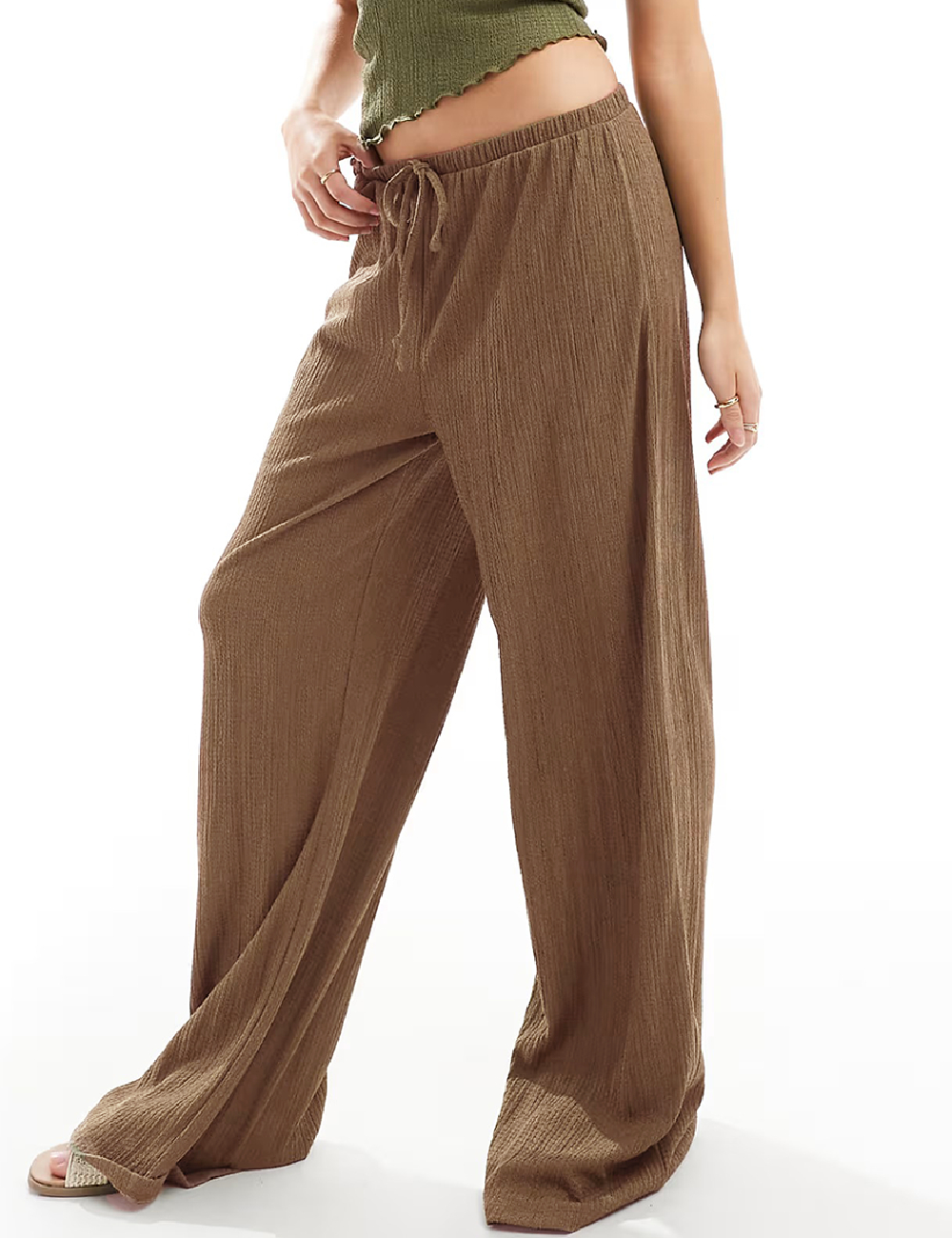 Pantaloni ASOS, maro - 1 | YEO