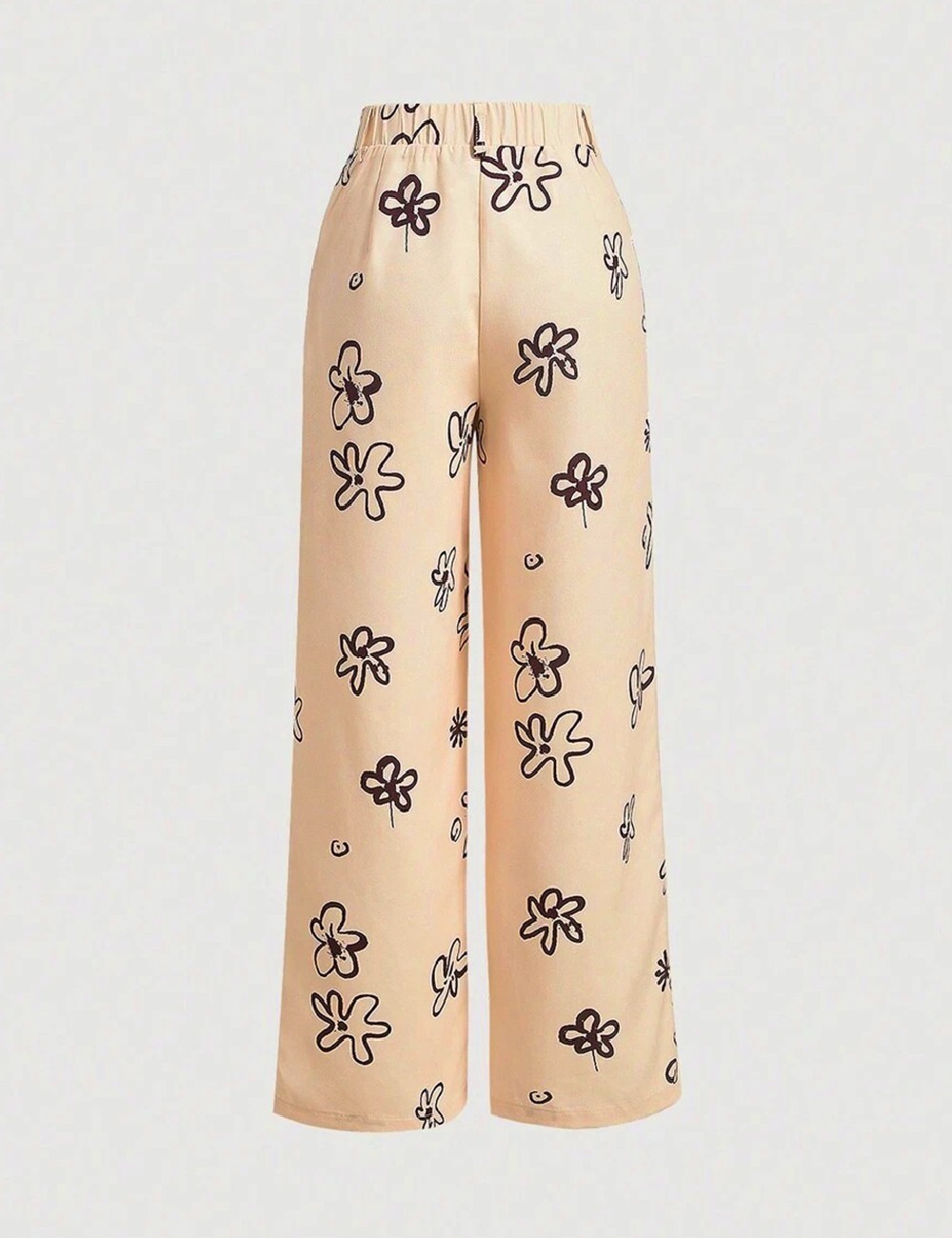 Pantaloni SHEIN, crem - 1 | YEO
