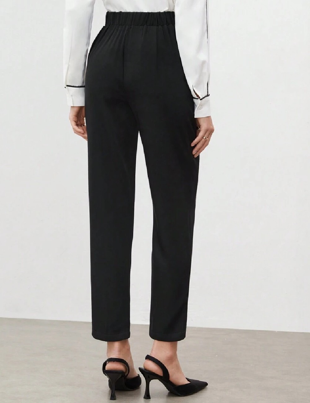 Pantaloni SHEIN, negru - 1 | YEO